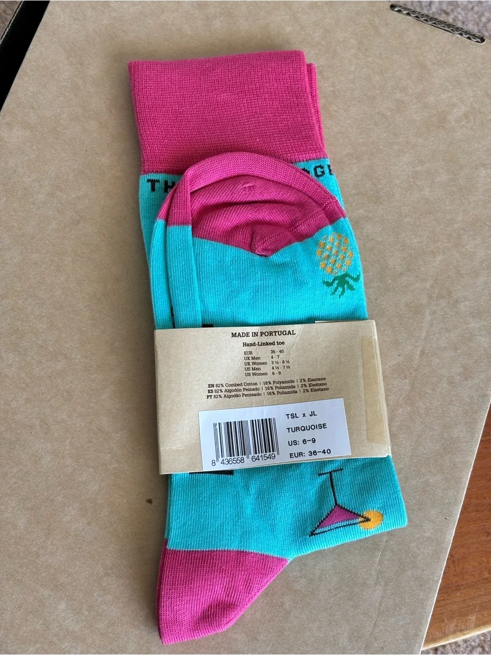 Jimmy Lion x The Surf Lodge Montauk Mid-Calf Socks NWT
